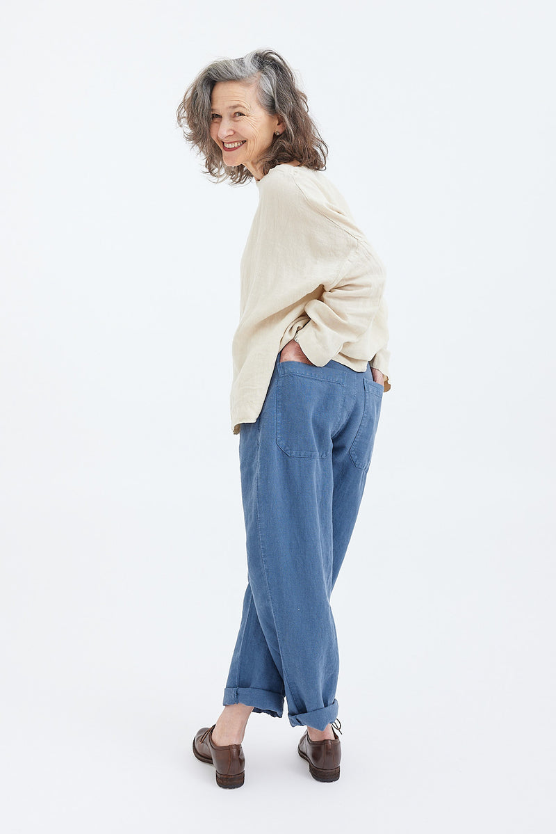 Metta - Murphy Tailored Pant - Mid Weight Linen