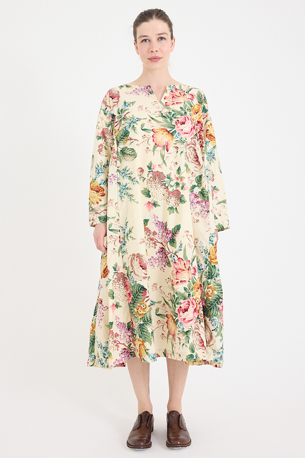 Metta - Nomi Dress - Bouquet Print Cotton Poplin