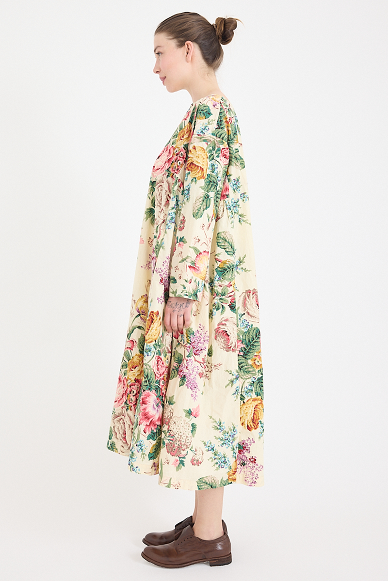 Metta - Nomi Dress - Bouquet Print Cotton Poplin