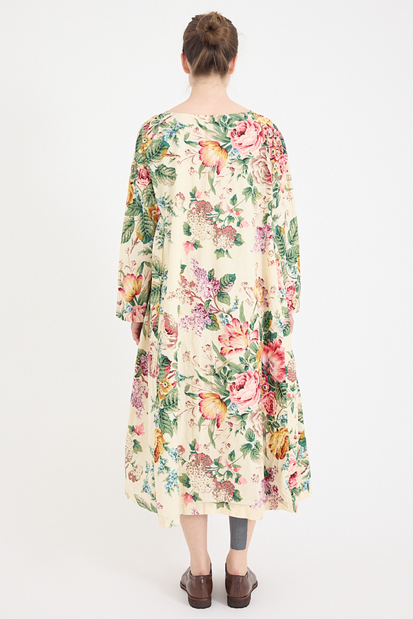 Metta - Nomi Dress - Bouquet Print Cotton Poplin