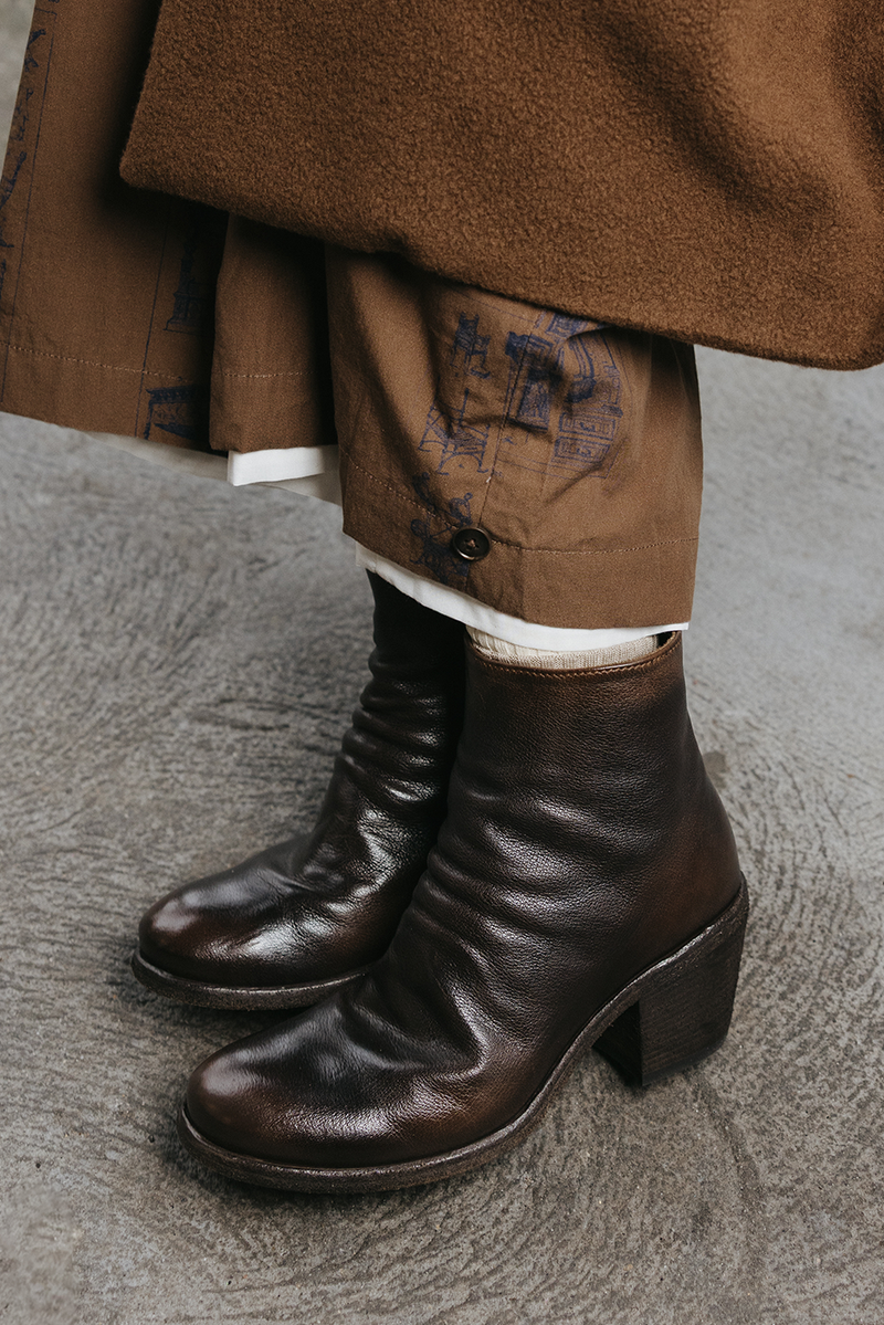Officine Creative - GODEAU 001 - Caffe Heeled Boots