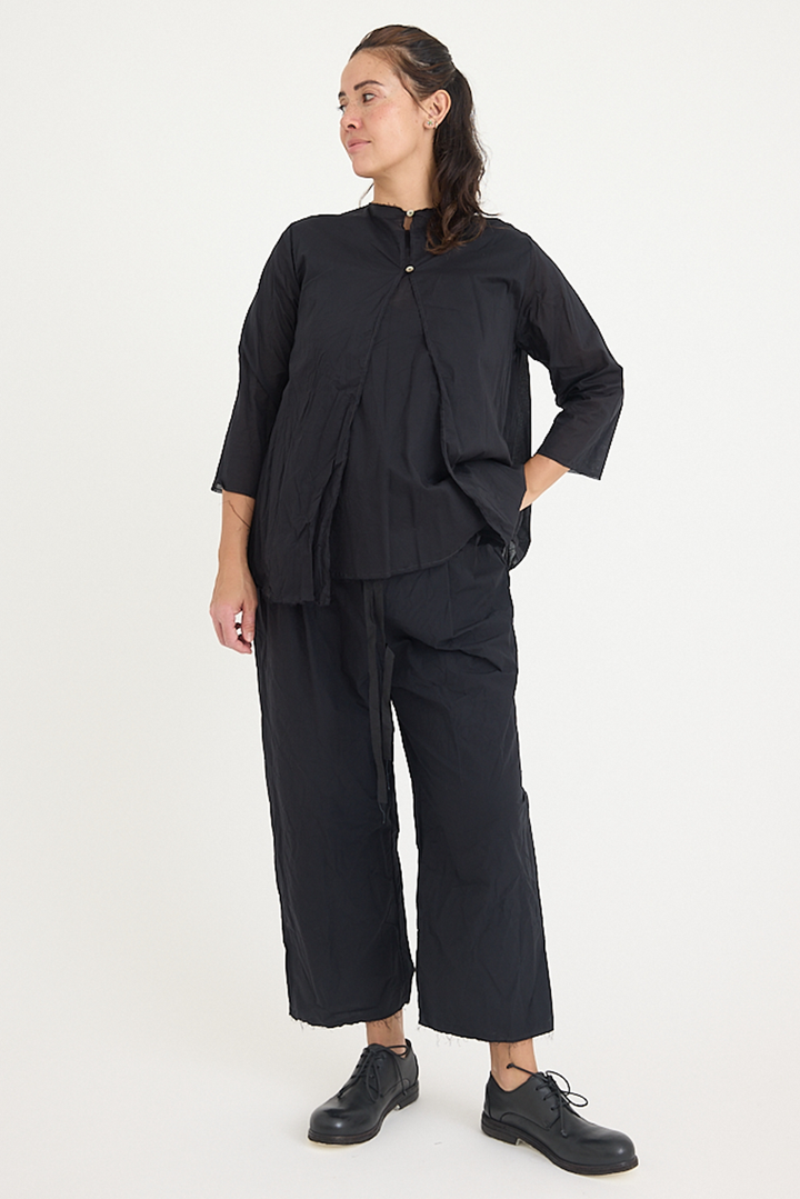 SCHA - Open Back 3/4 Sleeve Top