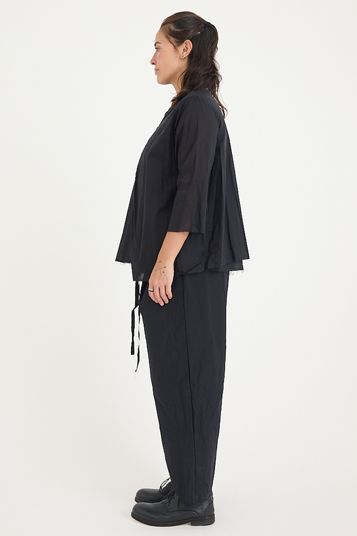 SCHA - Open Back 3/4 Sleeve Top