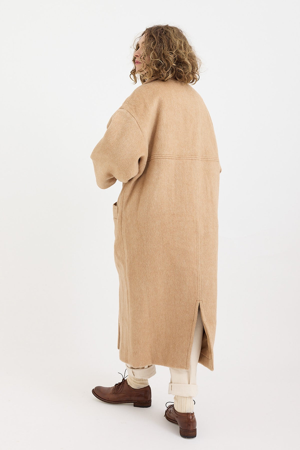 7115 by Szeki - Oversized Wool Coat – Scarlet Jones