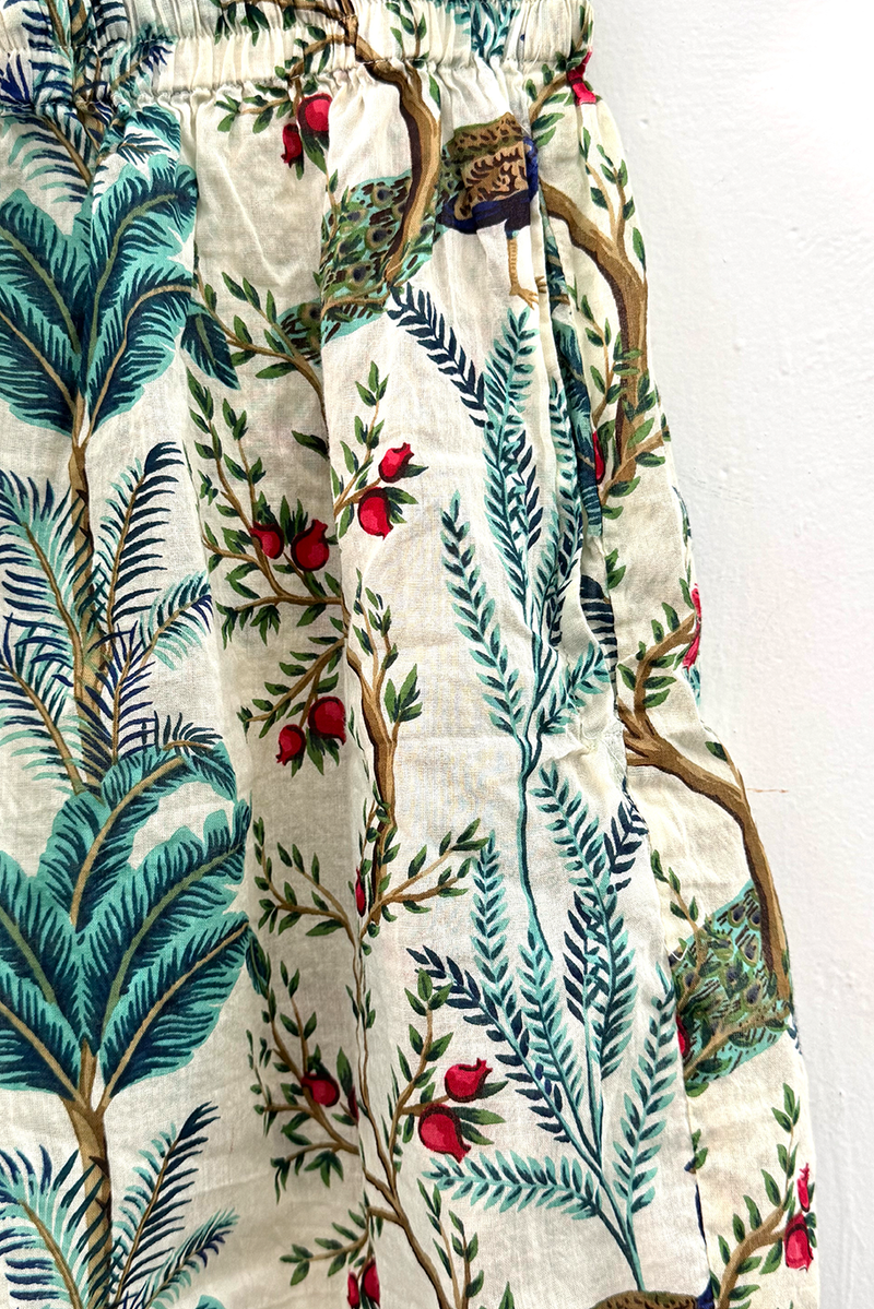 Arabella - Peacock Pyjama Set - Cotton