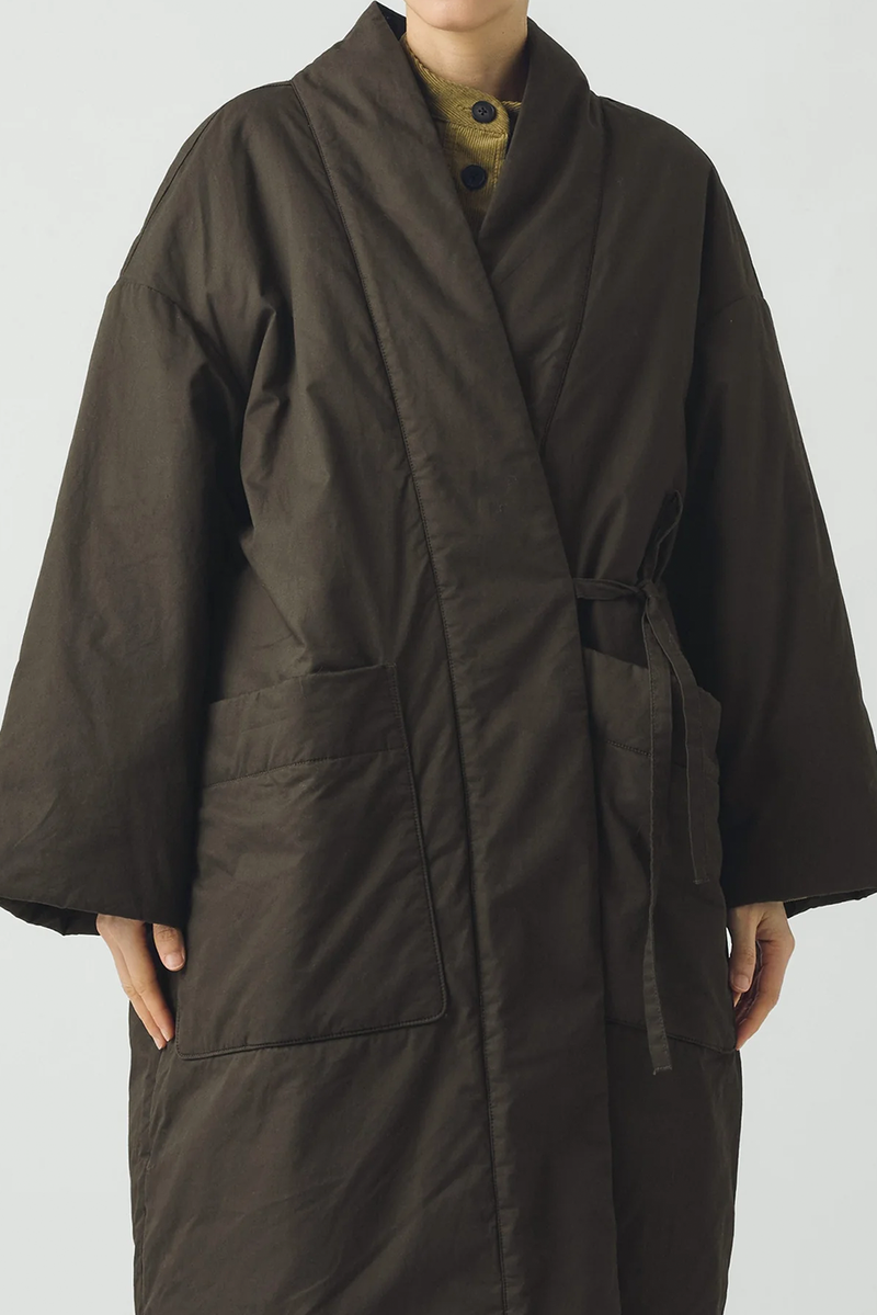 Toast - Padded Cotton Wrap Coat