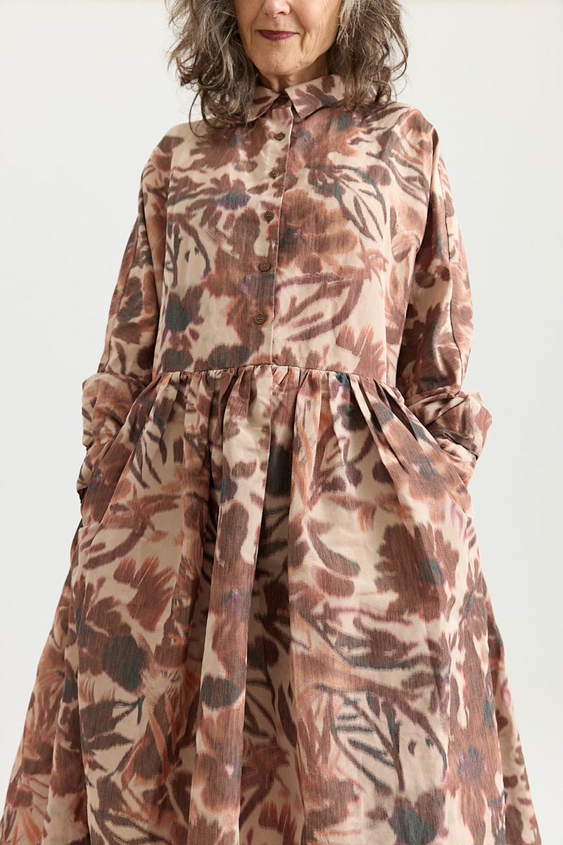 Casey Casey - Paga Rouch Dress - Ikat