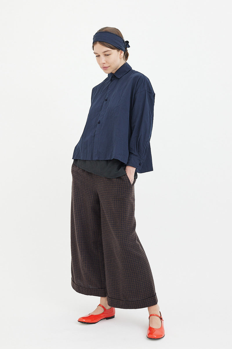 Daniela Gregis - Pajama Trousers - Dark Blue Turtle Check