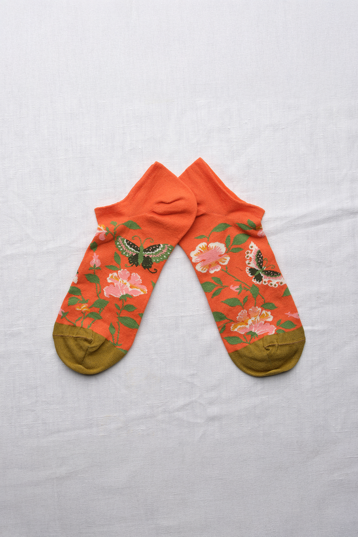 Bonne Maison Socks - Papillon Orange