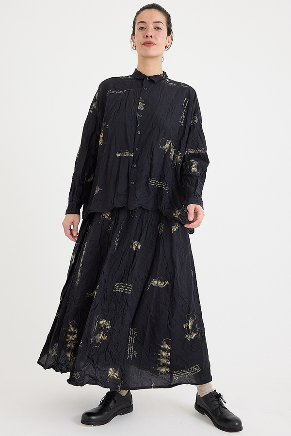 Pas de Calais - Animal Concert Print Skirt