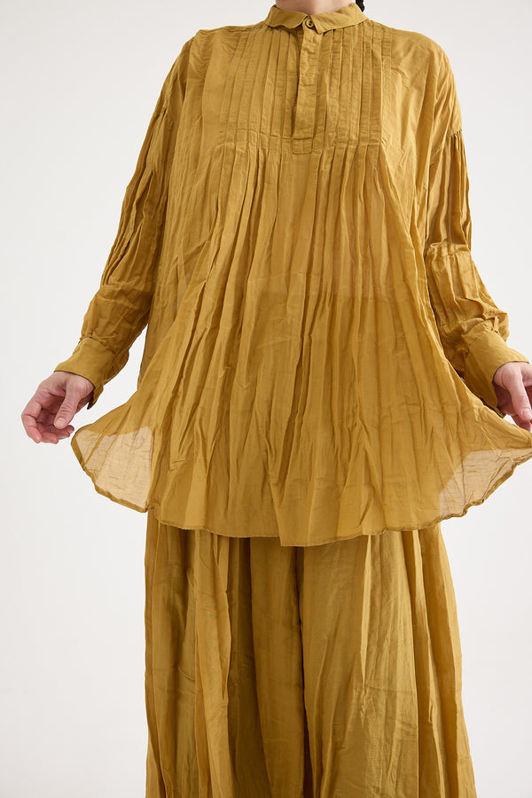 Pas de Calais - Cotton Silk Lawn Voluminous Blouse