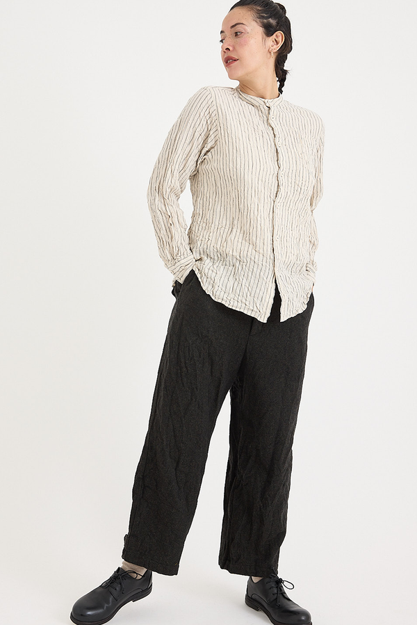 Pas de Calais - Herringbone Wide Pants