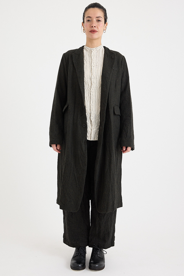 Pas de Calais - Herringbone Chesterfield Coat