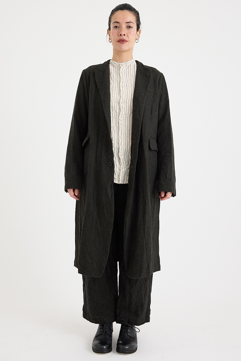 Pas de Calais - Herringbone Chesterfield Coat