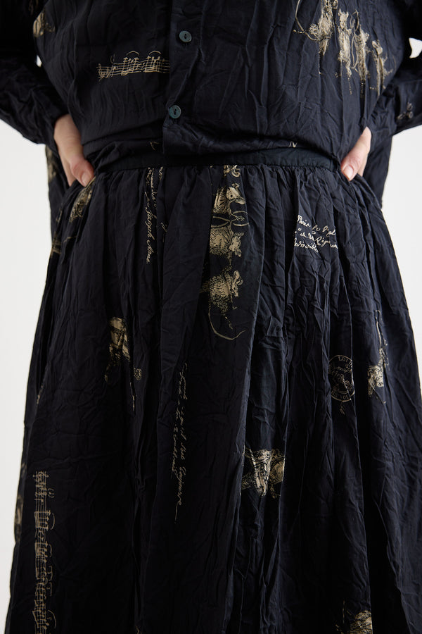 Pas de Calais - Animal Concert Print Skirt