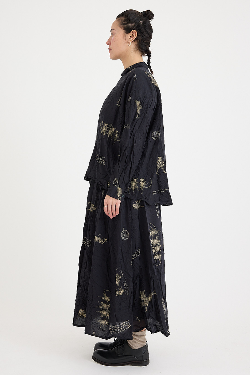 Pas de Calais - Animal Concert Print Skirt