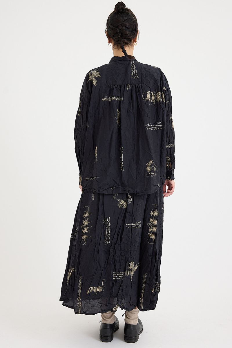 Pas de Calais - Animal Concert Print Skirt
