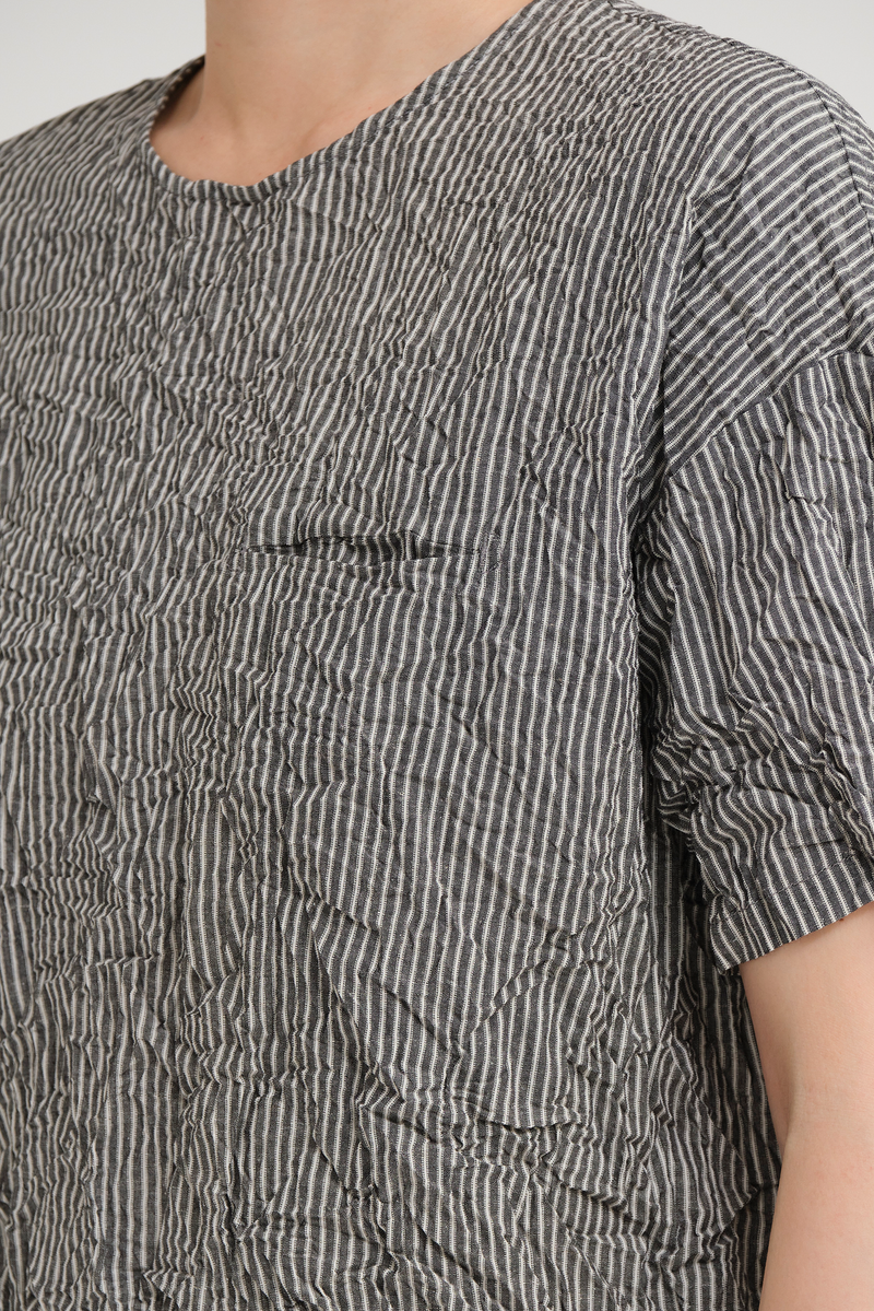 Pas de Calais - C/L Stripe Pullover Shirt