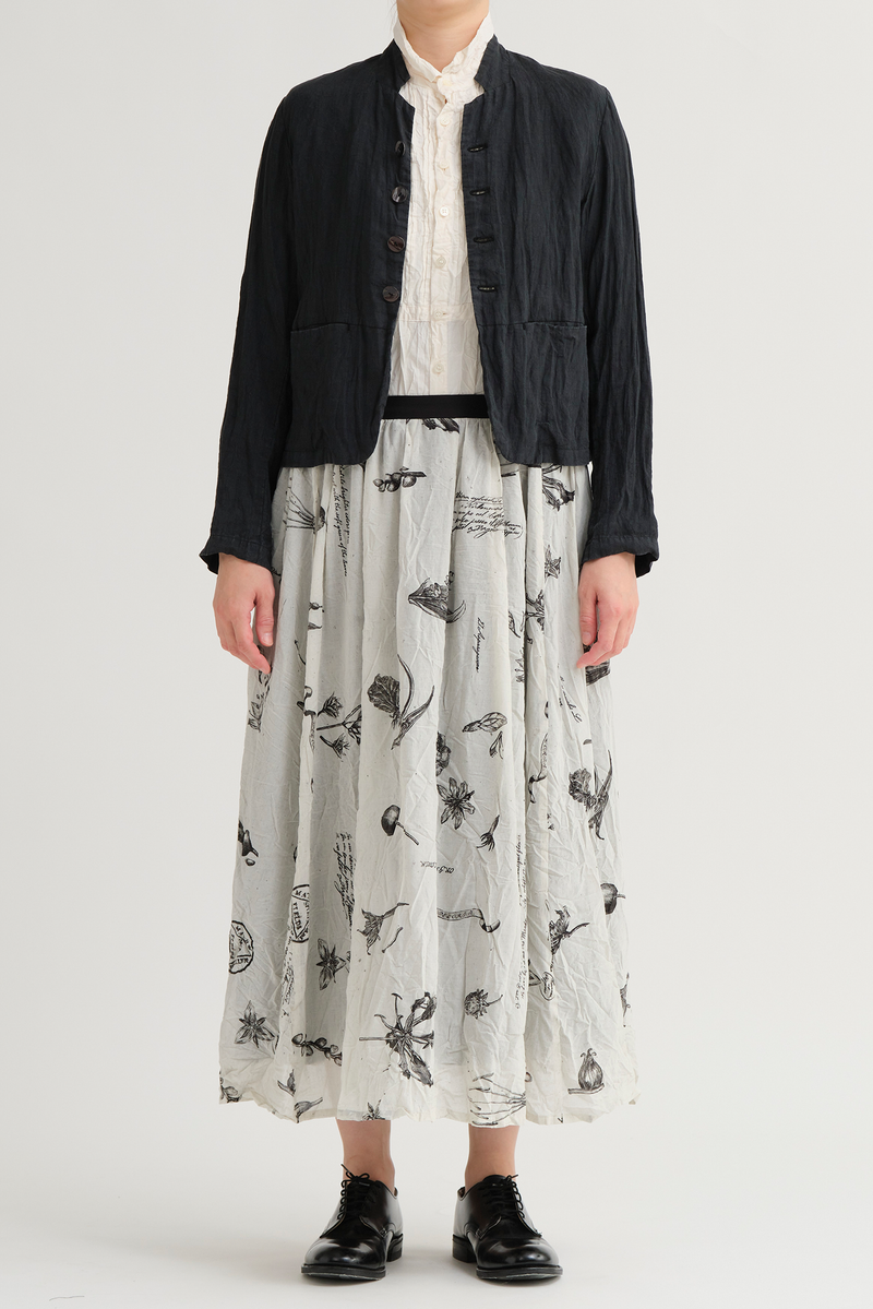 Pas de Calais - French Linen Short Jacket - Black