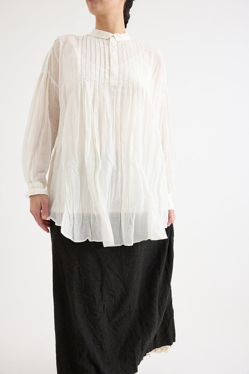 Pas de Calais - Cotton Silk Lawn Voluminous Blouse
