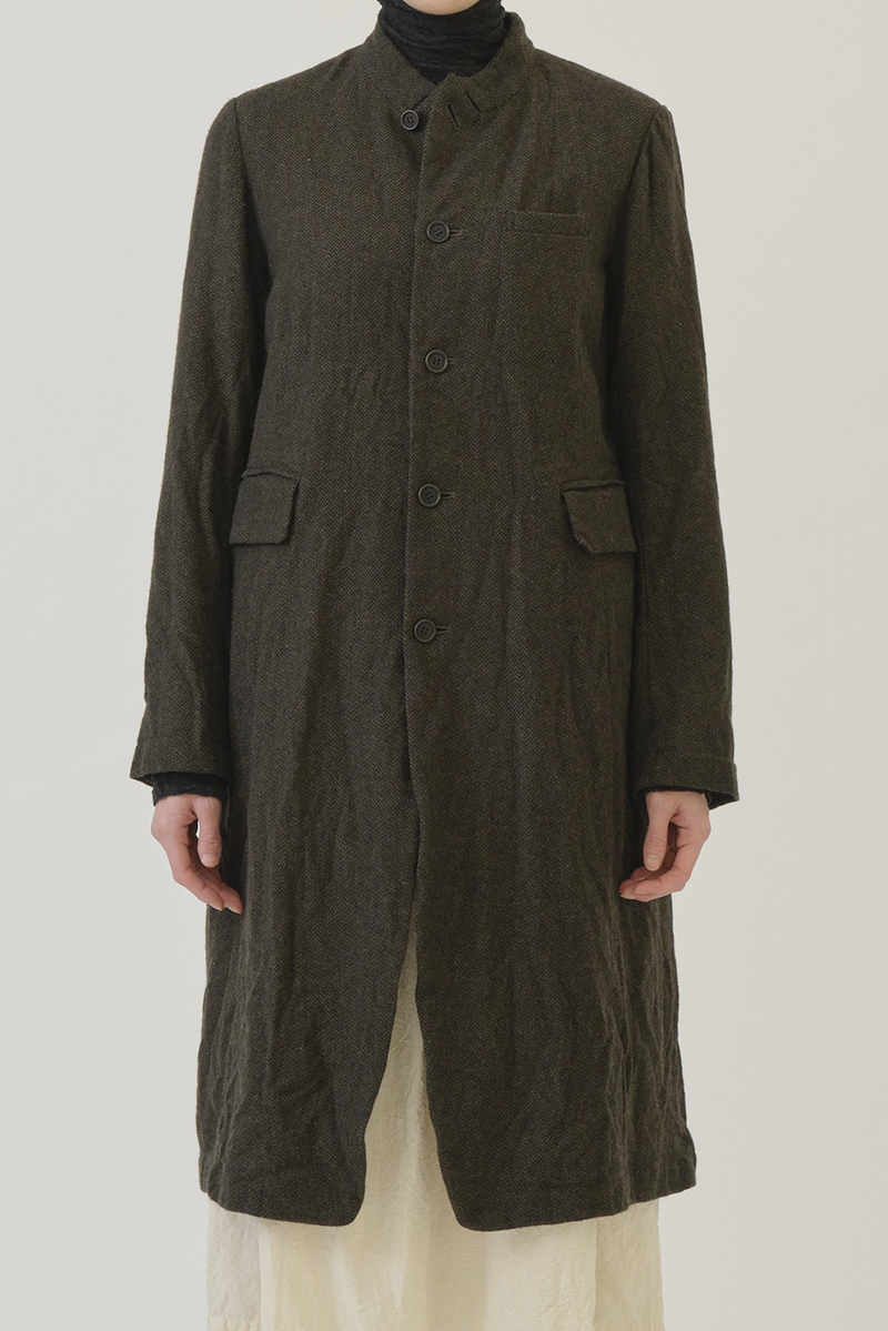 Pas de Calais - Herringbone Chesterfield Coat