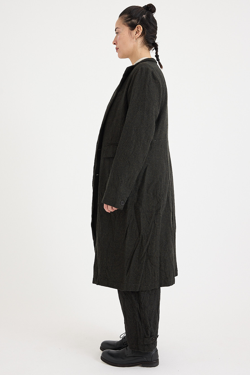 Pas de Calais - Herringbone Chesterfield Coat