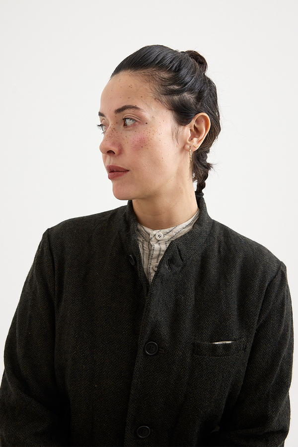 Pas de Calais - Herringbone Chesterfield Coat
