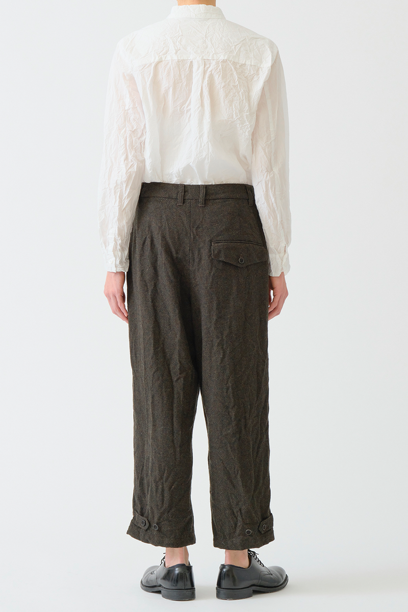 Pas de Calais - Herringbone Wide Pants