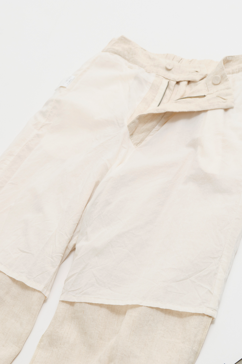 Pas de Calais - L/H Canvas Center Crease Pants