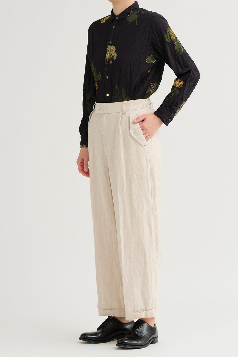 Pas de Calais - L/H Canvas Center Crease Pants