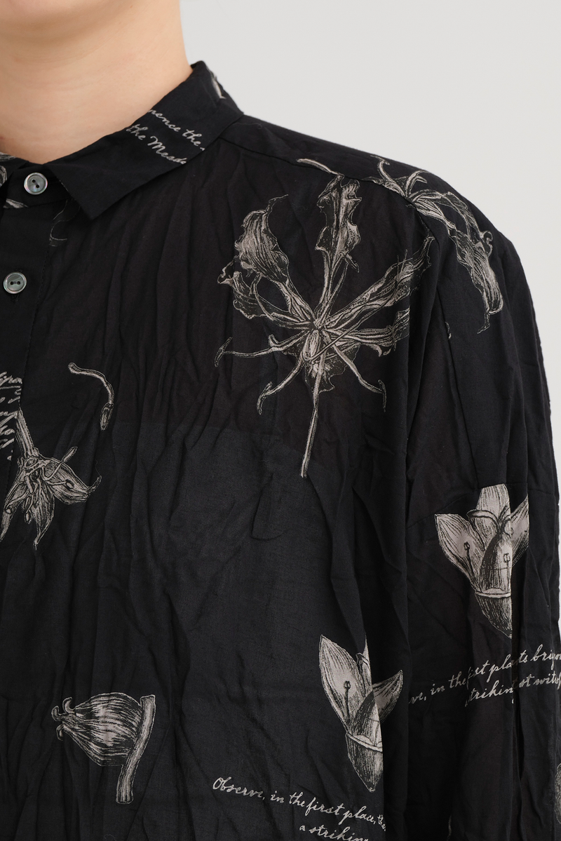 Pas de Calais - Plant Growth Print Blouse