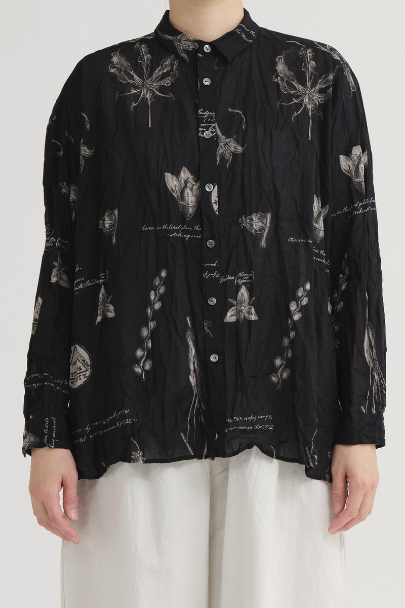 Pas de Calais - Plant Growth Print Blouse
