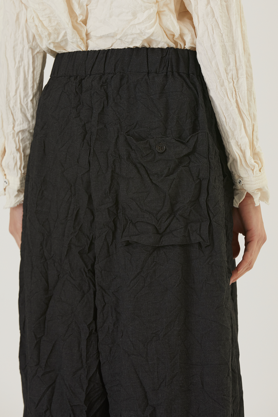 Pas de Calais - Recycled P/R Pinhead Wide Pants