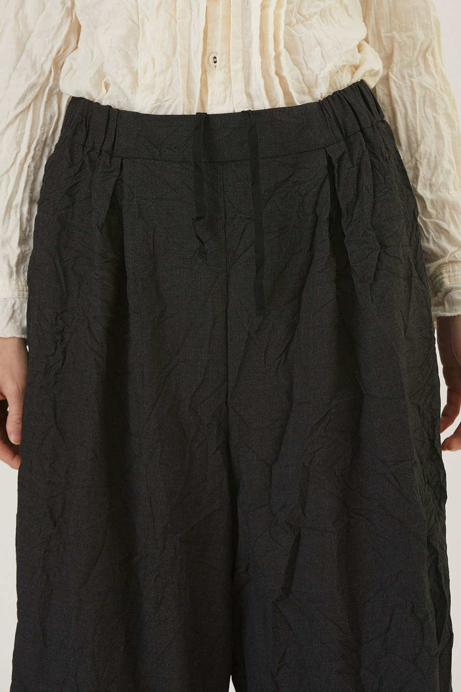 Pas de Calais - Recycled P/R Pinhead Wide Pants
