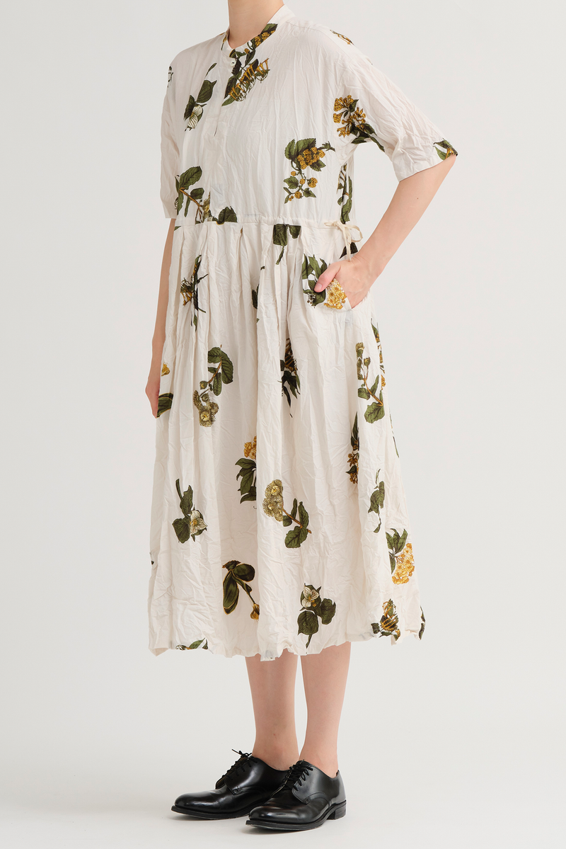 Pas de Calais - Summer Botanical Print Dress