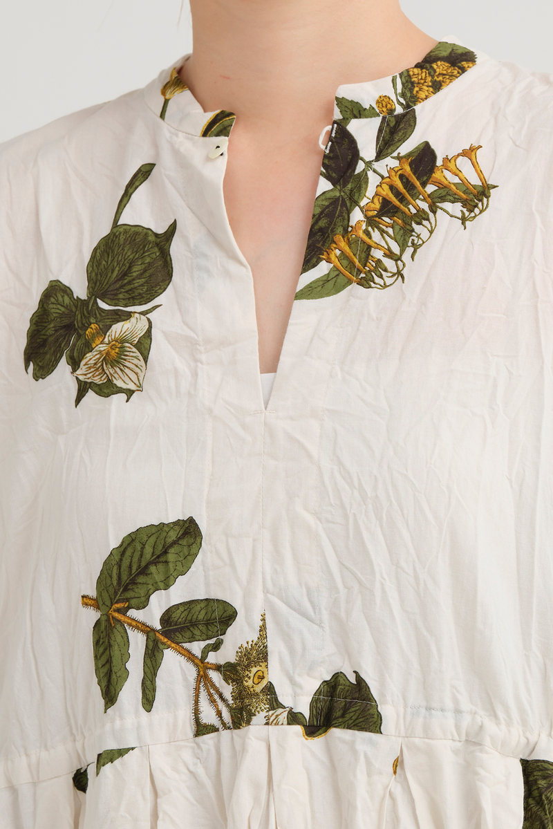 Pas de Calais - Summer Botanical Print Dress