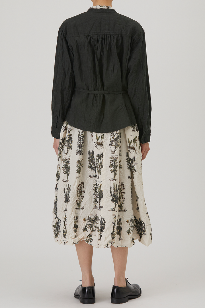 Pas de Calais - Washed Double-Sided Brushed Linen Canvas Shirt Jacket