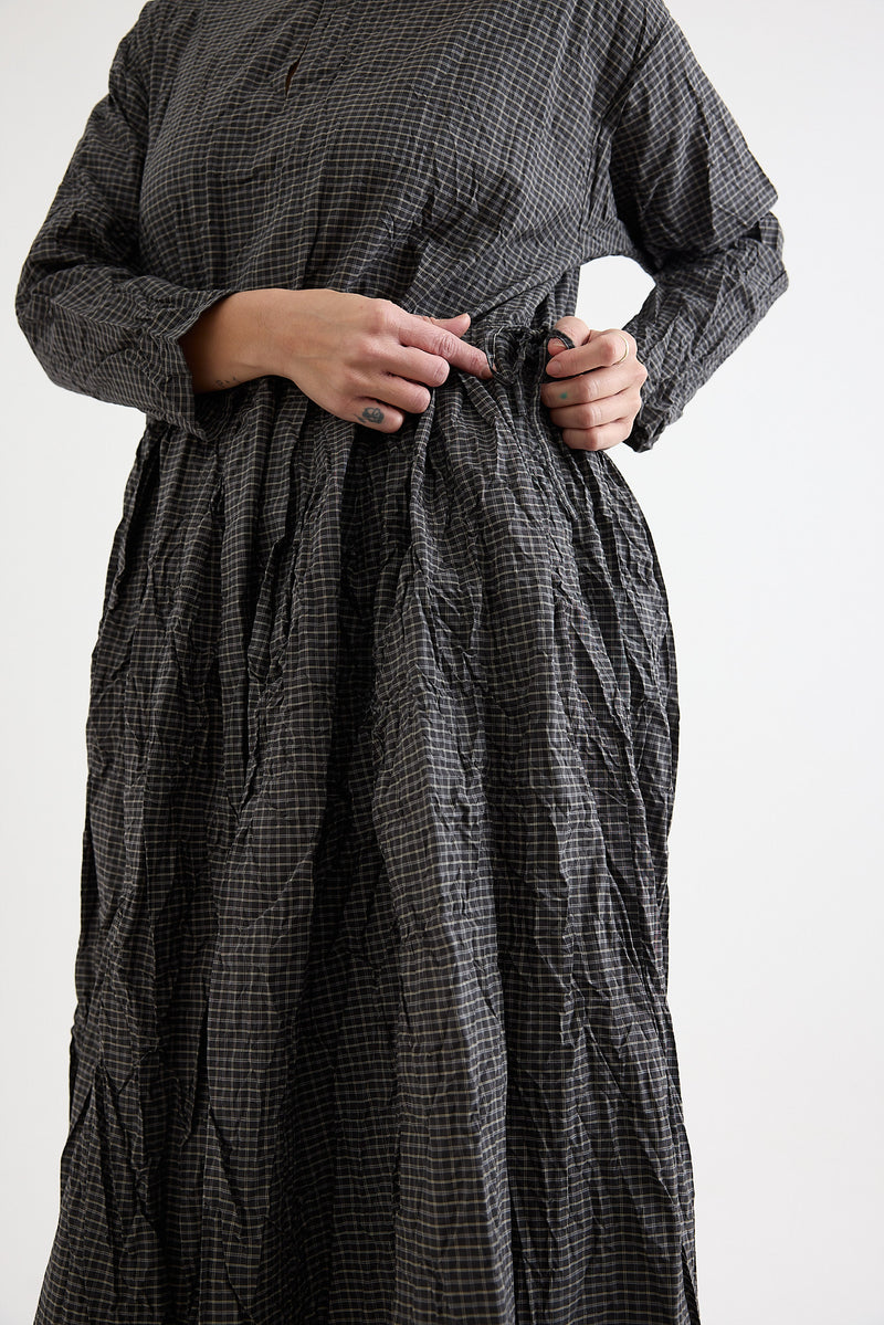Pas de Calais - Washed Organic Cotton Check Dress