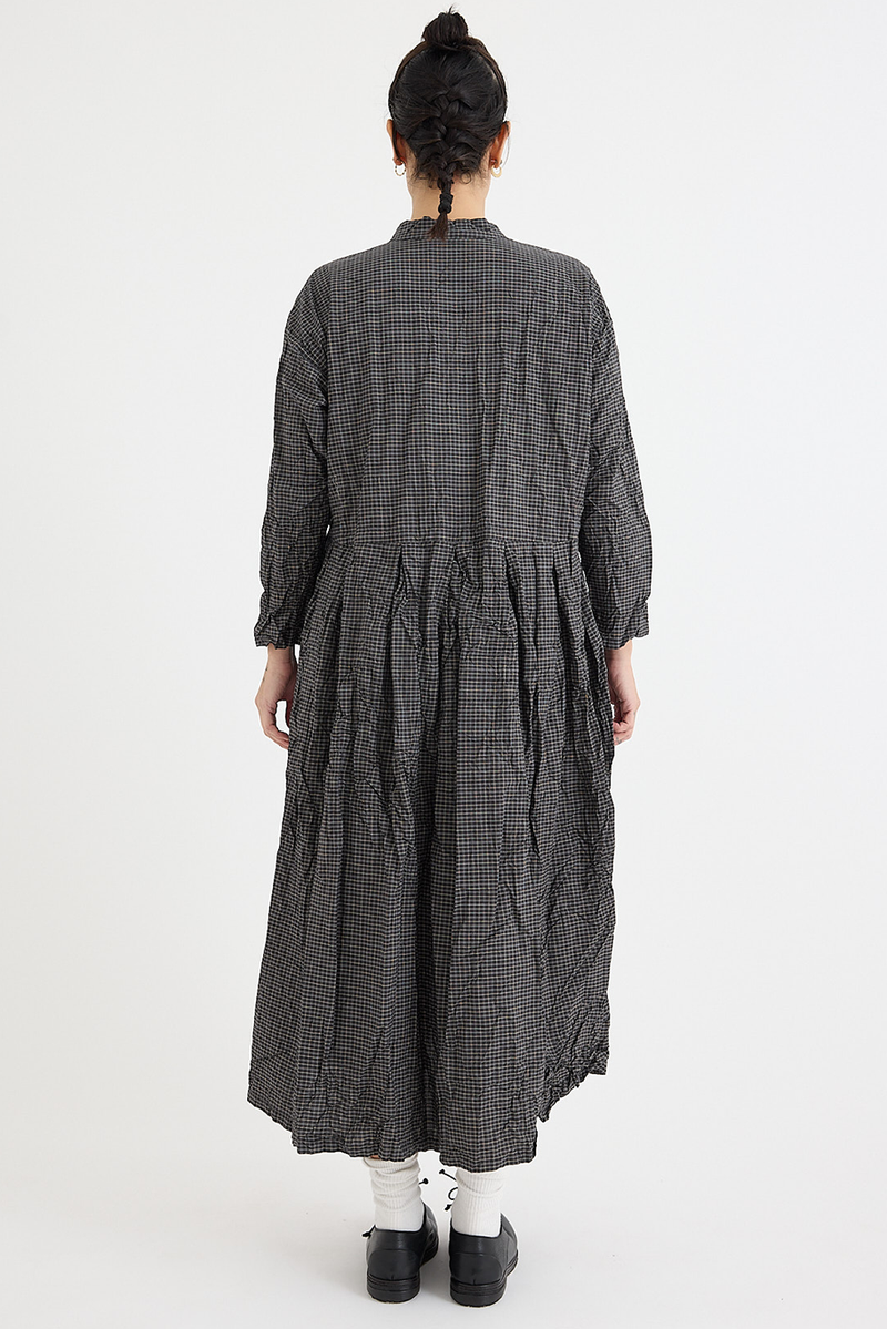 Pas de Calais - Washed Organic Cotton Check Dress