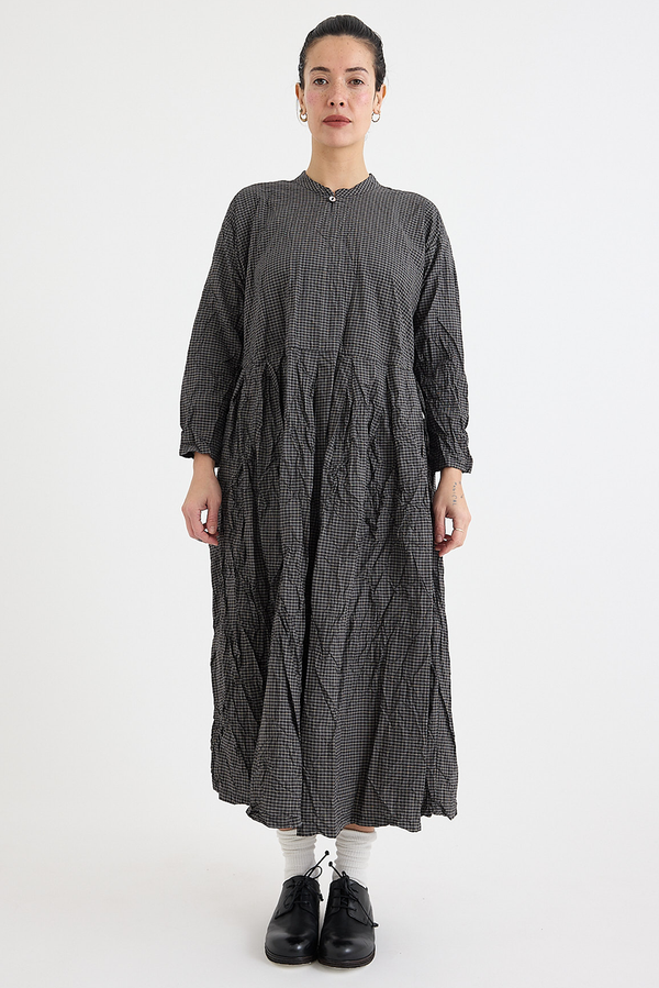Pas de Calais - Washed Organic Cotton Check Dress