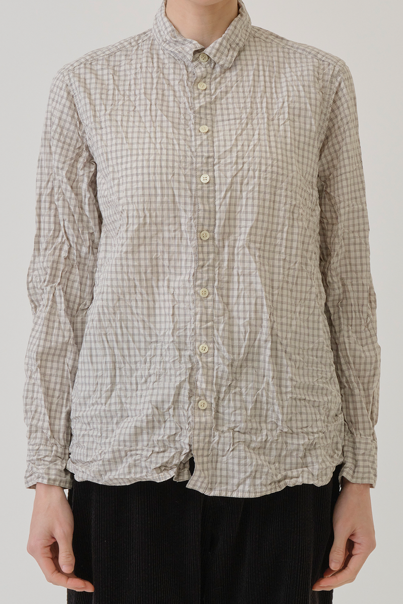 Pas de Calais - Washed Organic Cotton Check Shirt