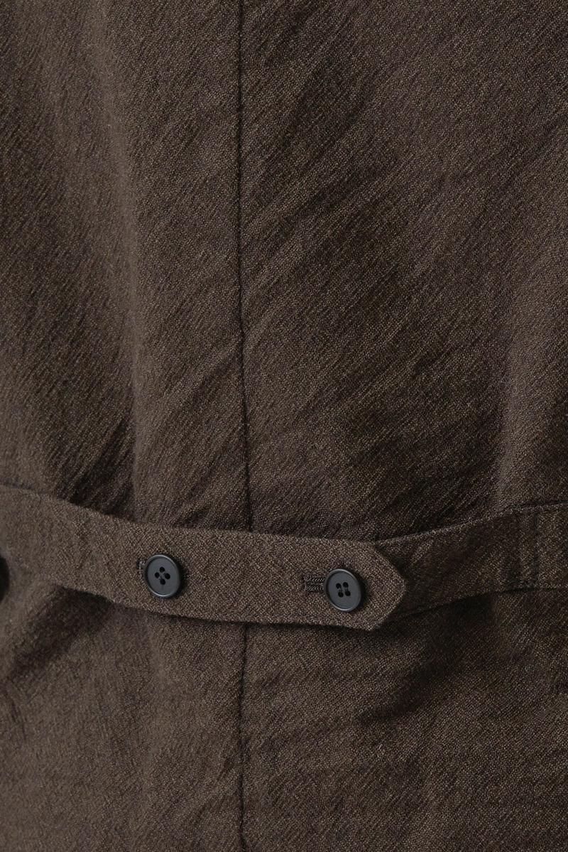 Pas de Calais - Wool Cotton Crewneck Vest
