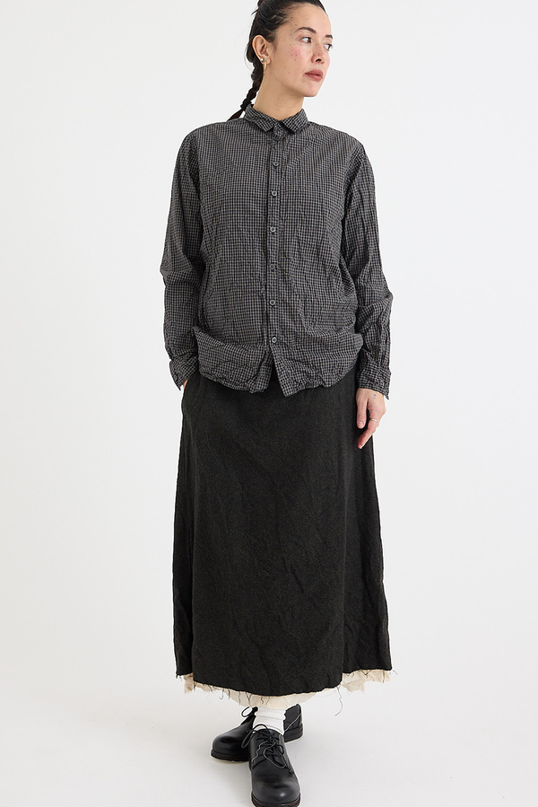 Pas de Calais - Washed Organic Cotton Check Shirt