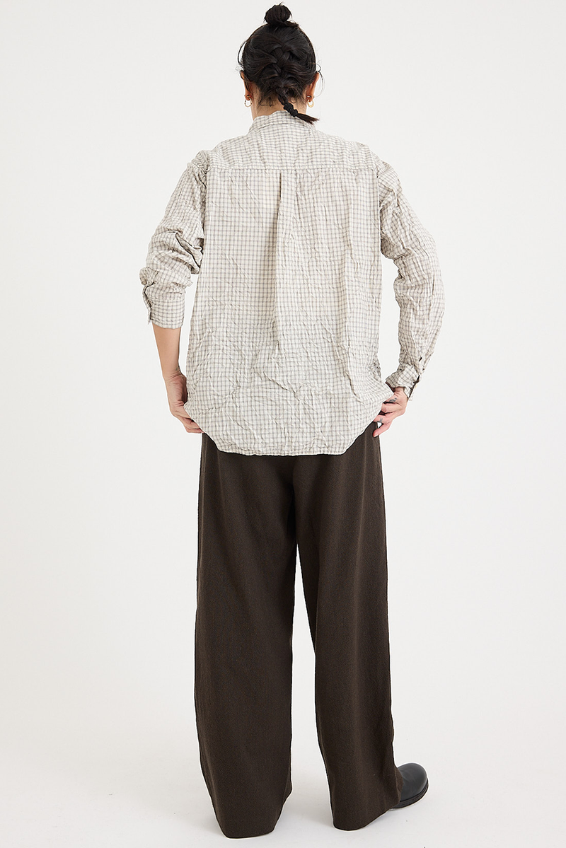 Pas de Calais - Washed Organic Cotton Check Shirt