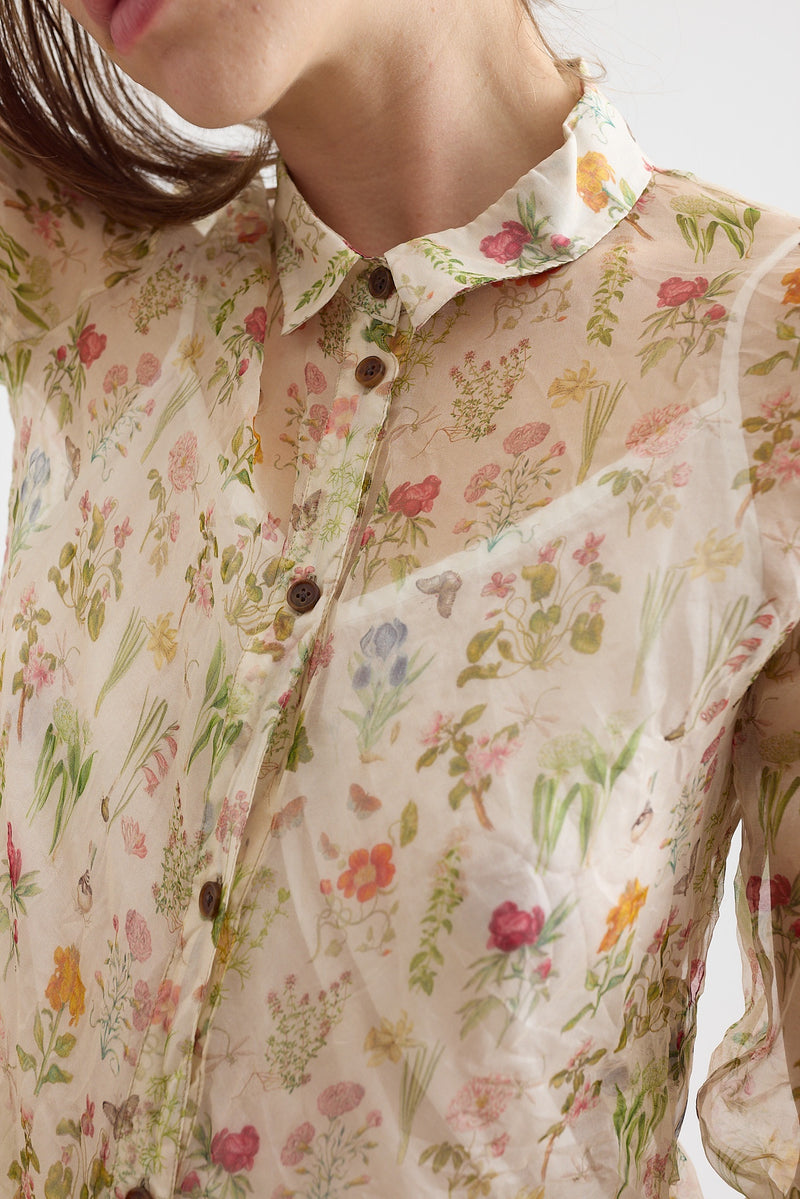 Aleksandr Manamis - Petite Fleurs Silk Shirt