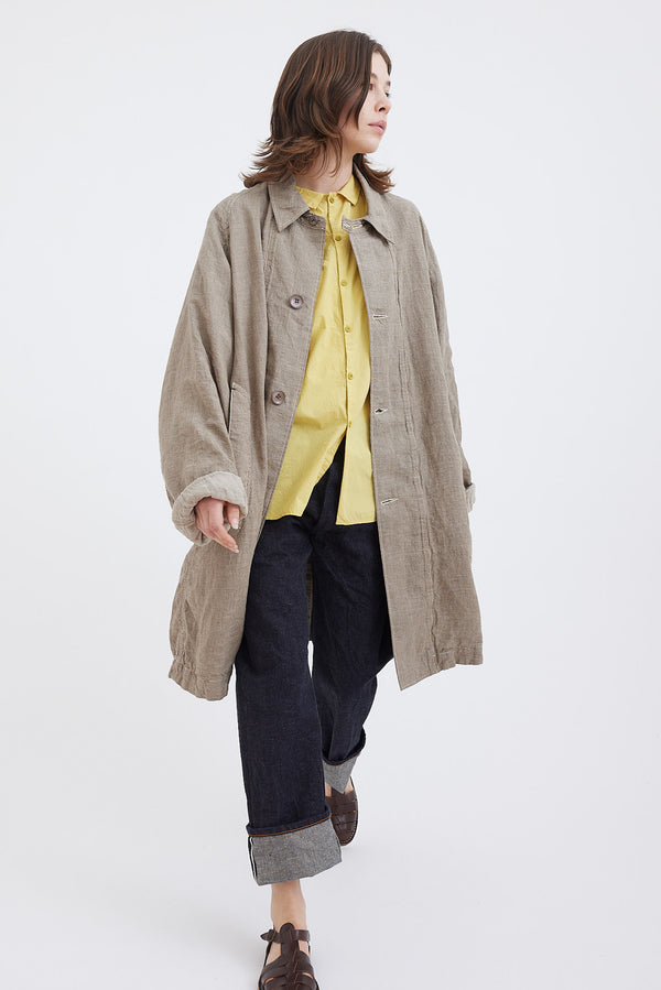 Kaval - Raglan Over Coat - Linen