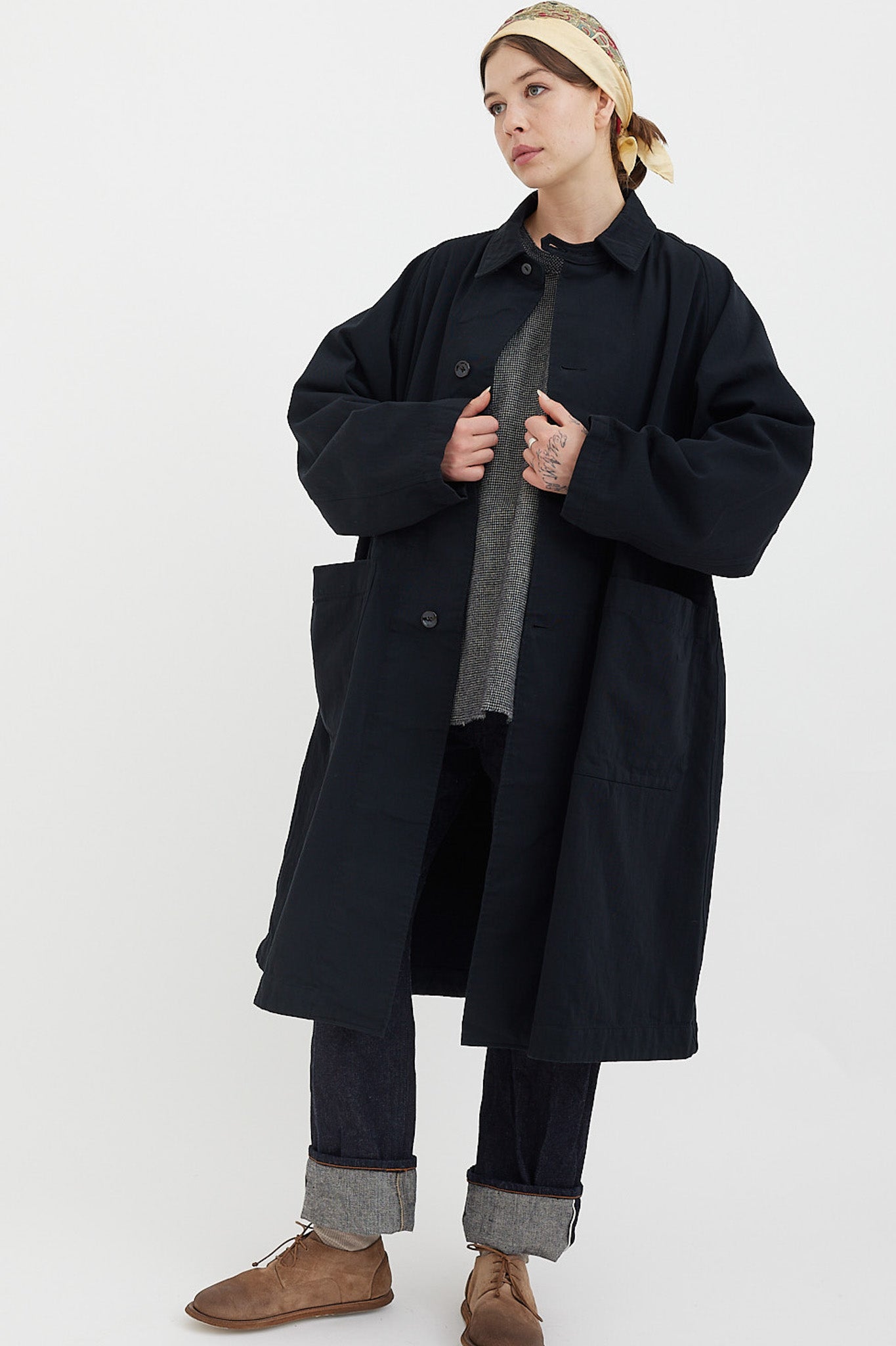 kaval カヴァル／pea coat (black) Cathedral 6077_e8fd06af6c.jpg