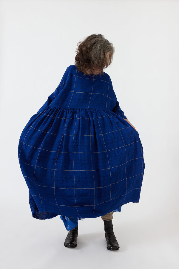 [40% off] Hannoh Wessel Printed Dress Detta - Green Check