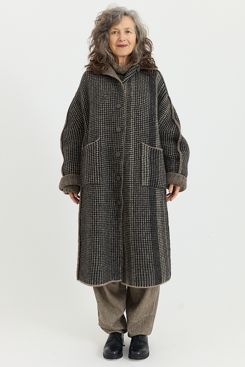 Boboutic - Reversible Coat - Natural/Brown