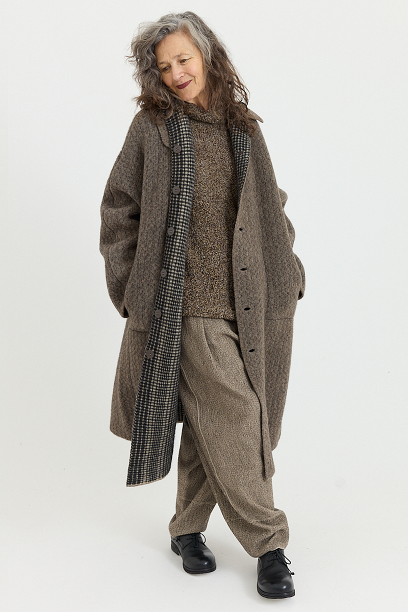 Boboutic - Reversible Coat - Natural/Brown